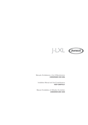 Jacuzzi J-LXK Installation Manual And Use & Maintenance