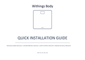 Nokia Withings Body Quick Installation Manual
