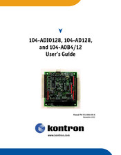 Kontron 104-AD128 User Manual
