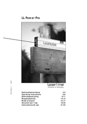 LaserLiner LL Power Pro Operating Instructions Manual