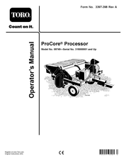 Toro ProCore Operator's Manual