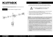 Kimex 015-1323 Installation Instruction
