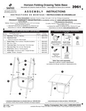 Ldi Spaces SAFCO Horizon 3961 Assembly Instructions
