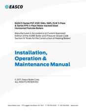 EASCO ESR Series Installation, Operation & Maintenance Manual