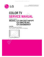 LG :CT-29K37E Service Manual