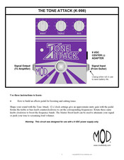 Mod TONE ATTACK Instructions Manual