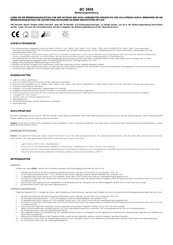 Technoline BC 3500 Instruction Manual