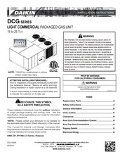 Daikin DCG180XXX3W Manuals | ManualsLib