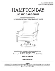 HAMPTON BAY 0000 000 000 Use And Care Manual
