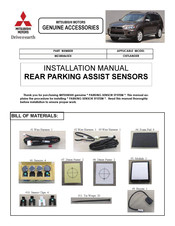 Mitsubishi MOTORS MZ380465EX Installation Manual