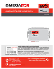 OmegaEVO OM-EVO-ALL Installation Manual