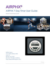 Airphx 7 Day Timer User Manual