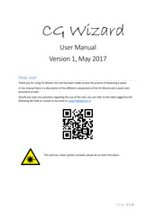 DigiTech CG Wizard User Manual