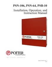 Potter PSN-106 Manuals | ManualsLib