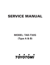 Toyotomi TAD-T32G Service Manual