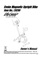 LifeGear 20290 Owner's Manual