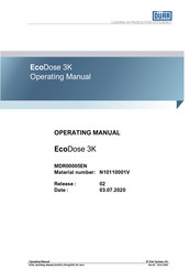 Dörr EcoDose 3K Operating Manual