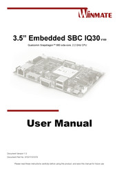 Winmate IQ30-100 User Manual