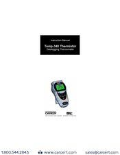 Oakton Thermistor Temp-340 Instruction Manual