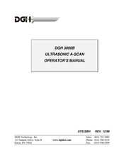 DGH 3000B Operator's Manual