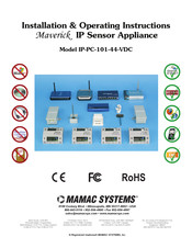 MAMAC SYSTEMS Maverick IP-PC-101-44-VDC Installation & Operating Instructions Manual