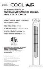 Cool Air MK-TF0003 Instruction Manual