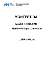 VPI ODSG-02C User Manual