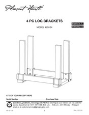 pleasant hearth LS-B4 Assembly Instructions Manual