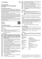 Renkforce 1485272 Operating Instructions