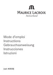 Maurice Lacroix 4120.B Instructions Manual