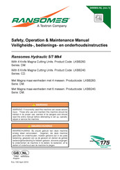 Textron Ransomes DM Hydraulic 5/7 Mk4 Safety, Operation & Maintenance Manual