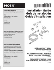 Moen MOTIONSENSE 177566 Installation Manual