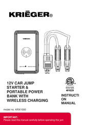 Krieger KRX1000 Instruction Manual