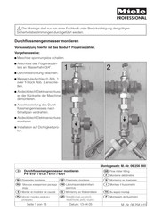 Miele professional APWM 061 Quick Start Manual