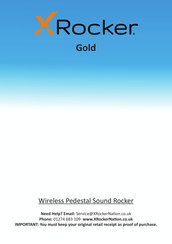 X Rocker Gold Manual