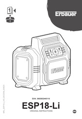 Erbauer 3663602440116 Original Instructions Manual