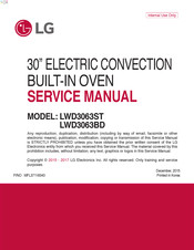 Lg LWD3063ST Service Manual