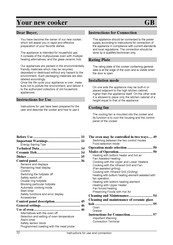 Gorenje HEC50EP Instructions For Use And Connection