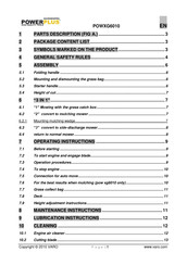 Powerplus GARDENPRO POWXG6010 Manual