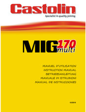 Castolin MIG 170 multi Instruction Manual