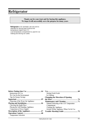 Gorenje R090 Instructions For Use Manual