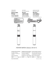 Pentair Pool Products PRO-SOURCE Owner's Manual