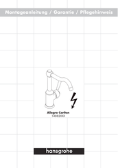 Hans Grohe Allegra Carlton 14882 Series Quick Start Manual