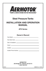aermotor ATS35-11 Installation And Operation Manual