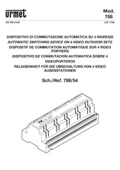 urmet domus 788/54 Manual