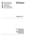 Candy CDF 622 X User Instructions