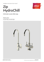 Zip HydroChill HC45T228 Installation Instructions & User Manual