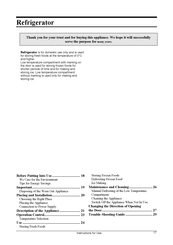 Gorenje R141BAB Instructions For Use Manual