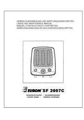 EUROM SF2007C Usage And Maintenance Manual