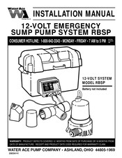 Water Ace RBSP Installation Manual